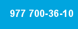 977 700-36-10 977 700-36-10